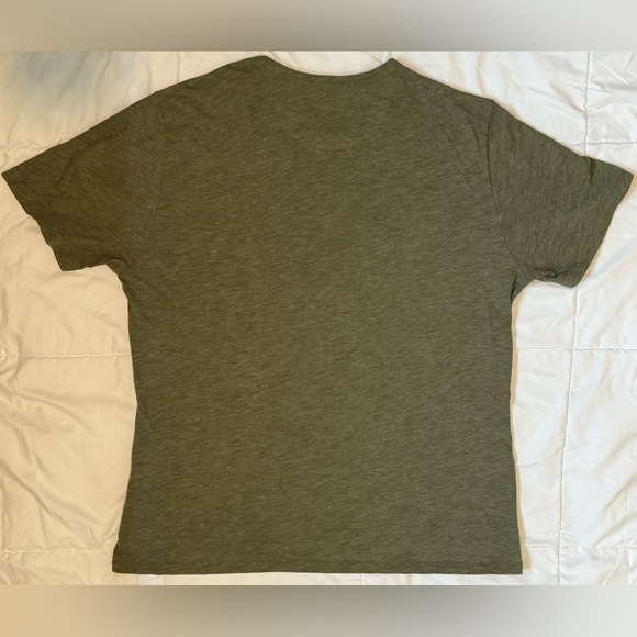 Vince Men’s Henley T-Shirt XL Olive Green Slub Knit Made in Peru - Picture 8 of 9
